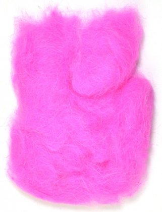 Rabbit Fur Dubbing<br>Fluorescent Pink