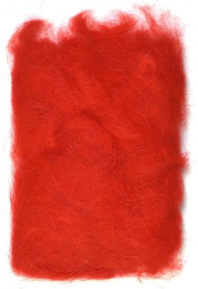 Rabbit Fur Dubbing<br>Fluorescent Red