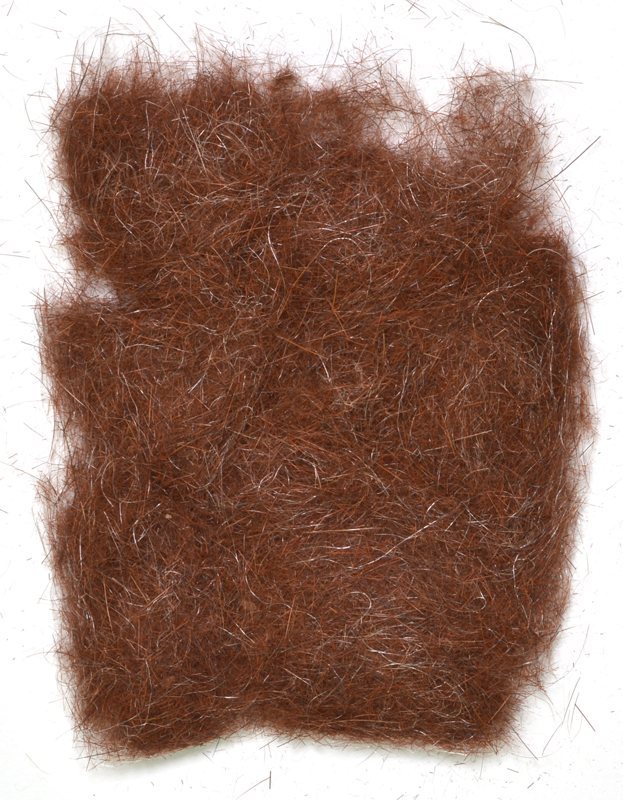 Hareline Hare's Ear Dubbing with Antron - Reddish Brown