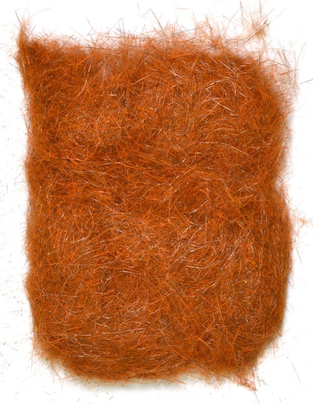 Hareline Hare's Ear Dubbing with Antron - Rusty Orange