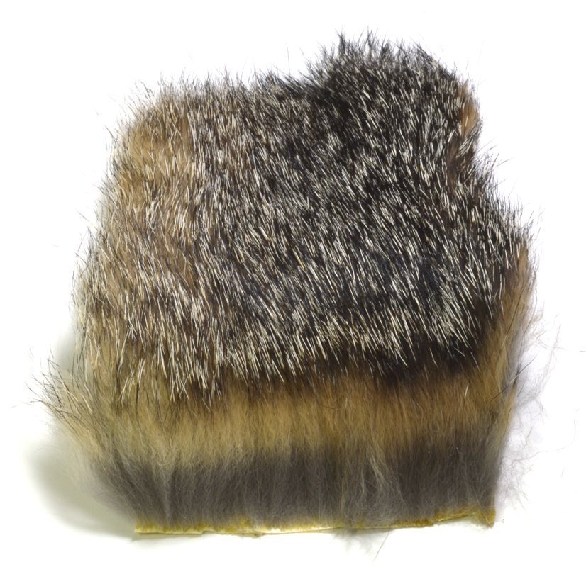 Grey Fox Hair - 2" X 2"