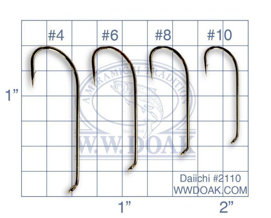 Daiichi 2110 Hook - Van Klinken Bomber Hooks - per 100 - Size 4