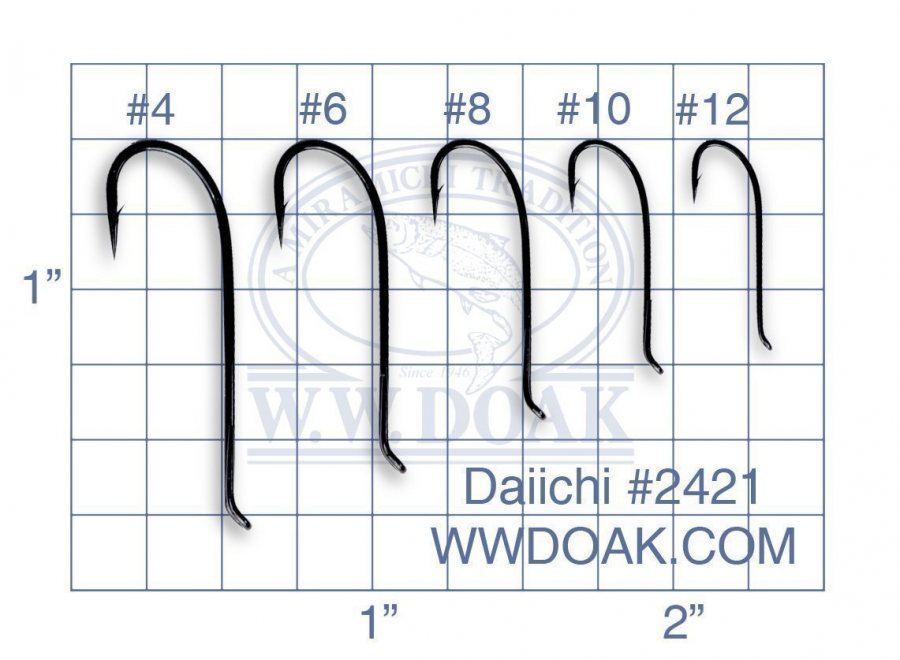 Daiichi #2421 Low Water Hook - per 25