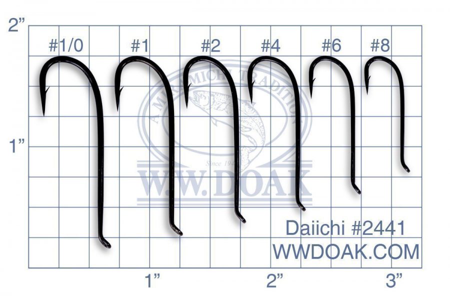 Daiichi #2441 Salmon Hook - per 25