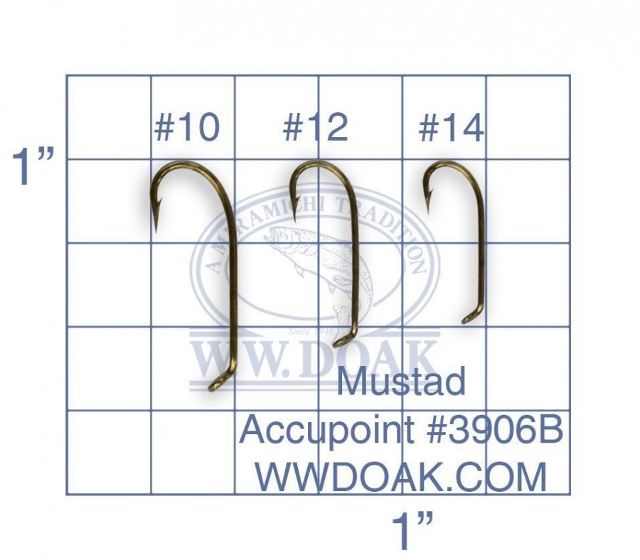 Mustad Accupoint #3906B Hooks - per 50