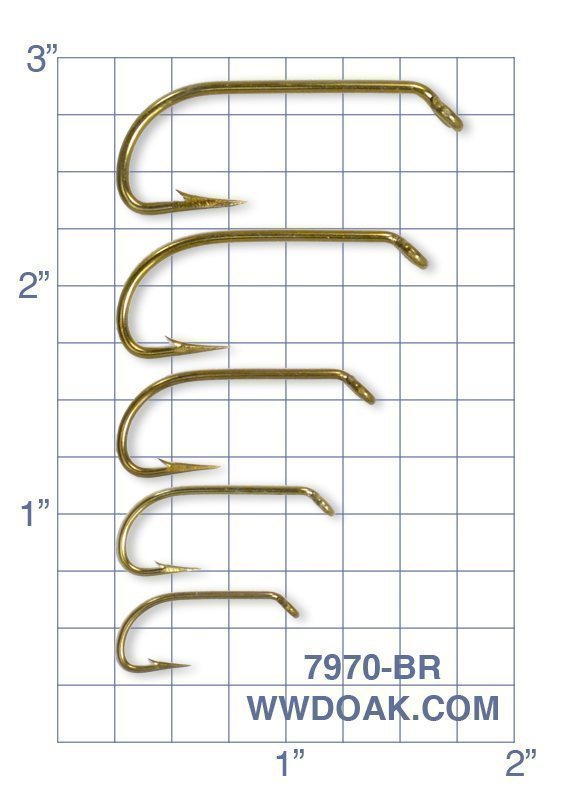 Mustad #7970-BR Hooks - per 100