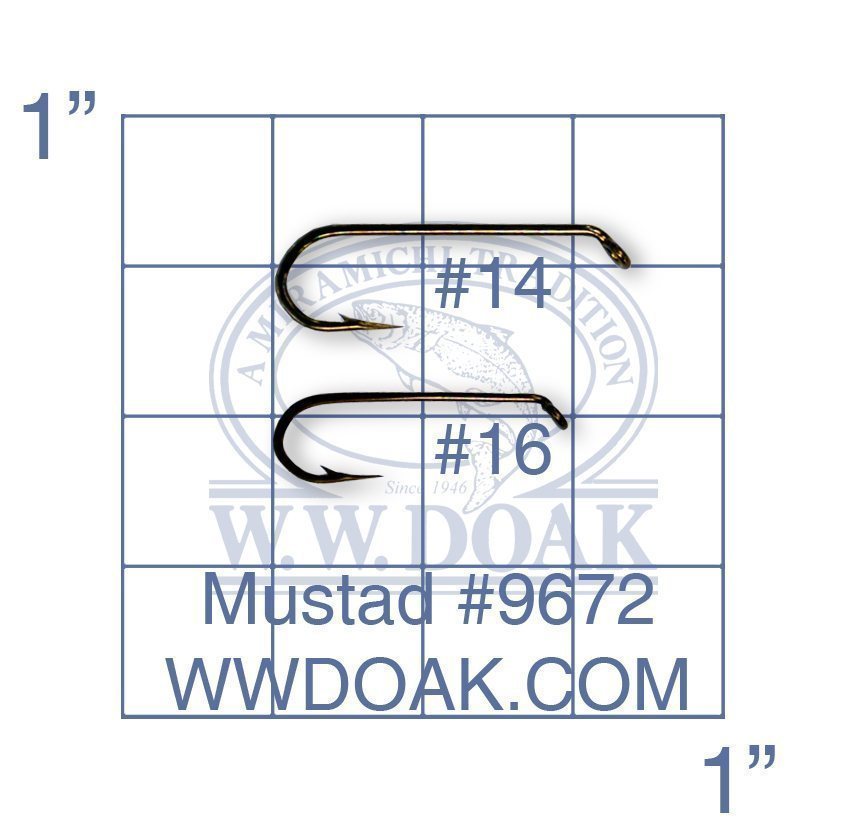 Mustad #9672 Hooks - per 25