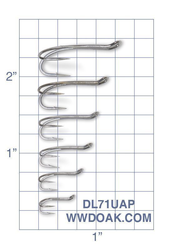 Mustad Heritage Double Hook - per 10 - DL71UAP