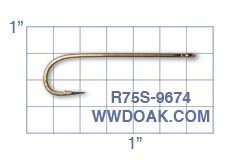 Mustad Signature R75S-9674 Hooks - per 50 - Size 4