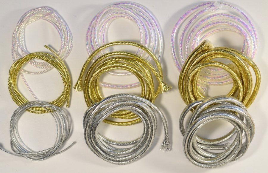 Braided Mylar Cord Tinsel - Medium