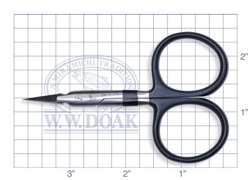 Dr. Slick Tungsten Carbide Arrow Scissors - 3.5" - SA35TCBL