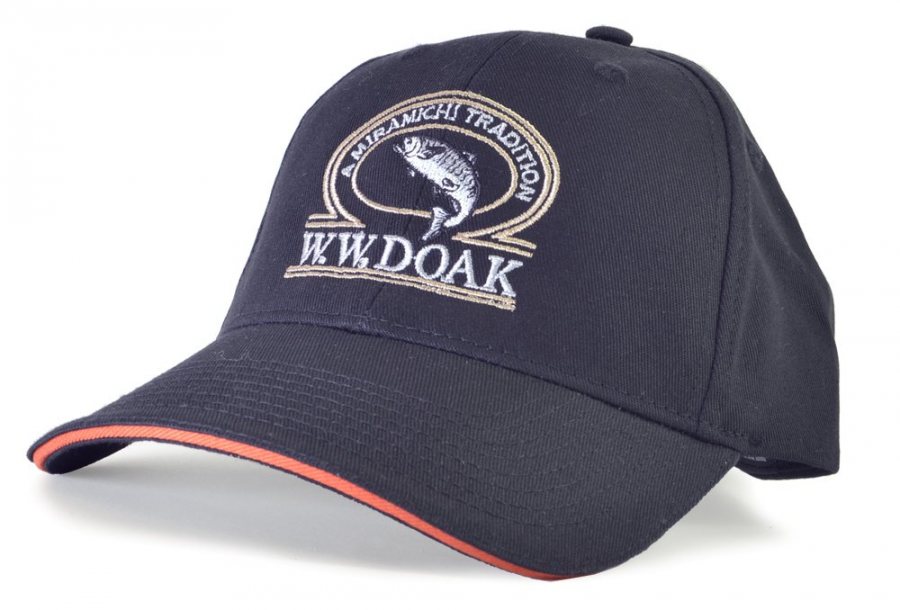 W. W. Doak Cotton Twill Hat - Black / Tangerine