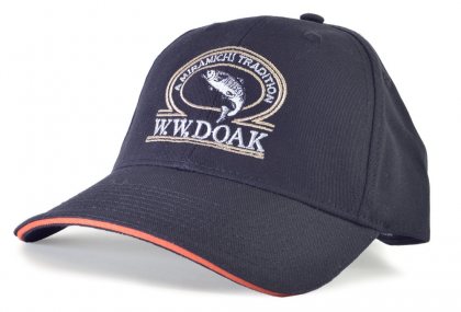 W. W. Doak Cotton Twill Hat<br>Black / Tangerine
