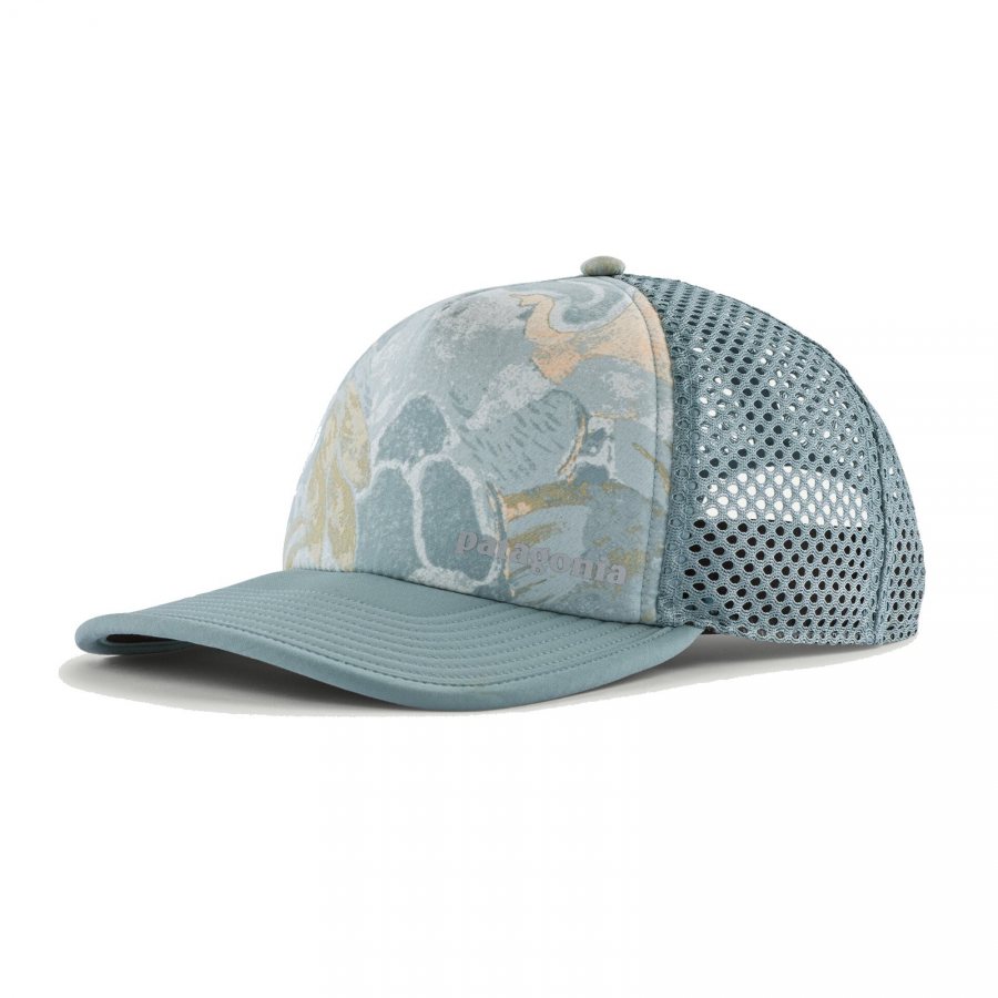 Patagonia Duckbill Running Trucker Hat - Moon Tripper: Virtually Blue