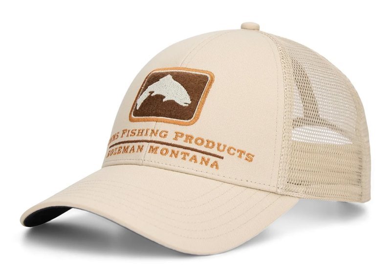 Simms Trout Icon Trucker Hat - Burnished Clay