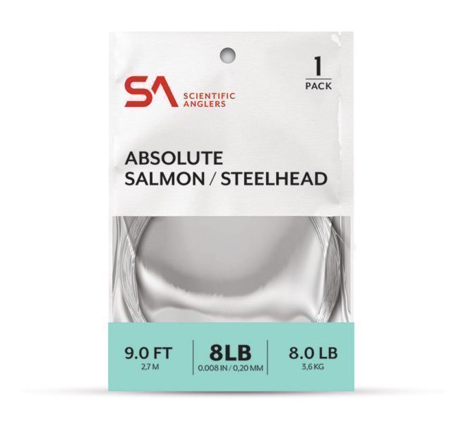 Scientific Anglers Absolute Salmon/Steelhead Tapered Leader - 9 ft.