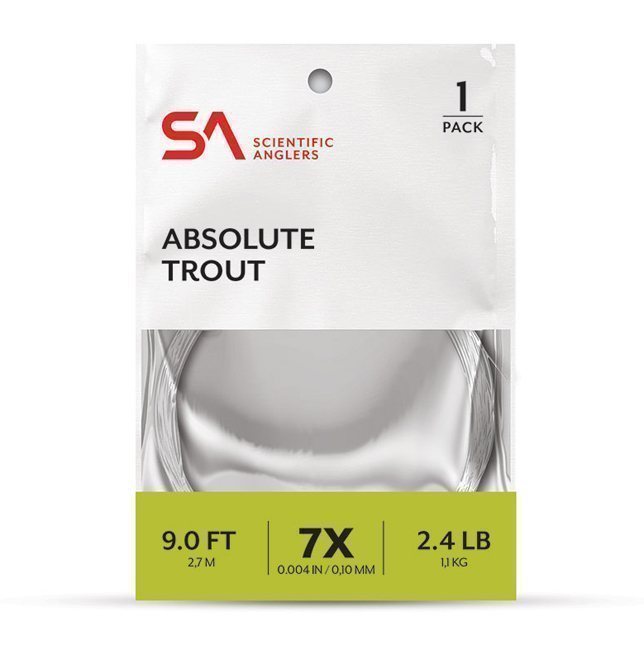 Scientific Anglers Absolute Trout Tapered Leader - 9 ft.