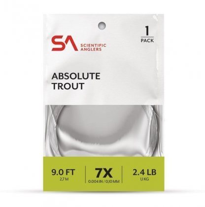 Scientific Anglers Absolute<br>Trout Tapered Leader