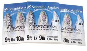 Scientific Anglers Fluorocarbon Tapered Leader - 9 ft.