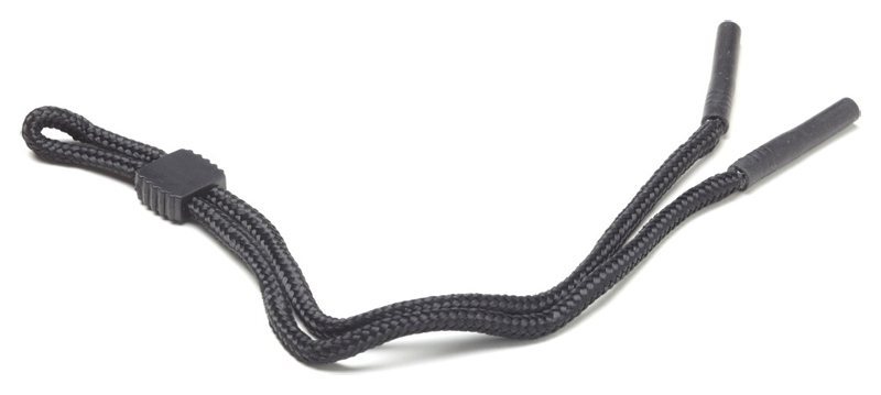 Rubber Tip Retaining Cord - Black