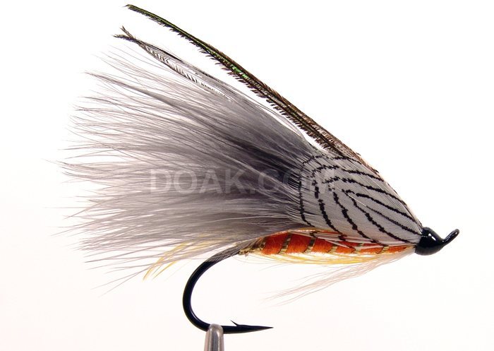 Marabou Grey Ghost Spring Streamer - Size #2/0 Single