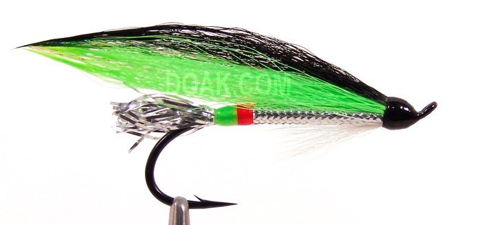 Silver Lime Spring Streamer - Size #2/0 Single