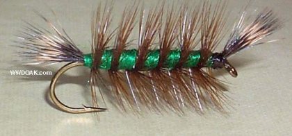 Green Whiskers<br>Brown Hackle